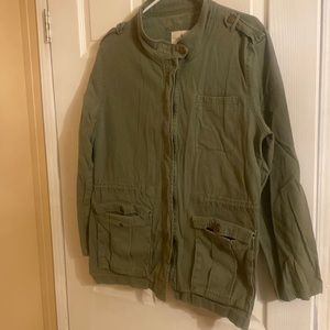 Moss green cargo jacket